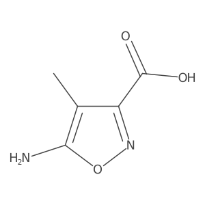 5-Amino-4-methyl-1,2-oxazole-3-carboxylic acid Structure