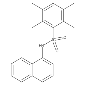 Naphthyl[(2,3,5,6-tetramethylphenyl)sulfonyl]amine Structure