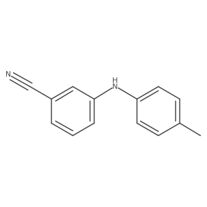 3-(p-Tolylamino)benzonitrile结构式