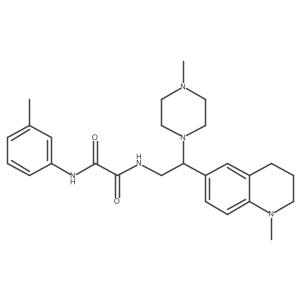 N1-(2-(1-methyl-1,2,3,4-tetrahydroquinolin-6-yl)-2-(4-methylpiperazin-1-yl)ethyl)-N2-(m-tolyl)oxalamide Structure