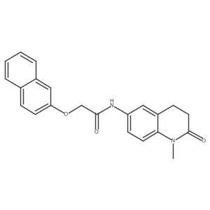 N-(1-methyl-2-oxo-1,2,3,4-tetrahydroquinolin-6-yl)-2-(naphthalen-2-yloxy)acetamide Structure