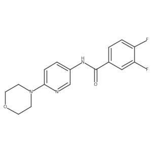 3,4-difluoro-N-[6-(morpholin-4-yl)pyridin-3-yl]benzamide Structure