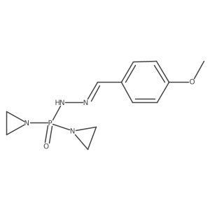 TEPA,N-p-MeO benzylidene-N-hydrazin-1-yl Structure
