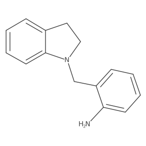 2-(2,3-dihydro-1H-indol-1-ylmethyl)aniline Structure