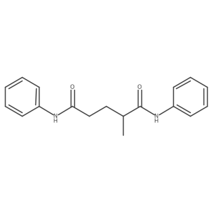 2-Methyl-N1,N5-diphenylpentanediamide结构式
