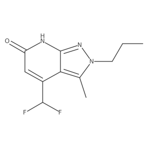 4-(Difluoromethyl)-3-methyl-2-propyl-2H-pyrazolo[3,4-b]pyridin-6(7H)-one Structure