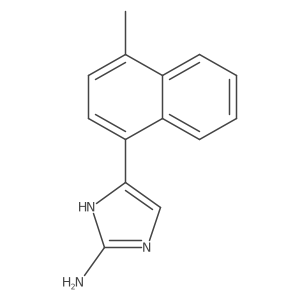 5-(4-methylnaphthalen-1-yl)-1H-imidazol-2-amine Structure