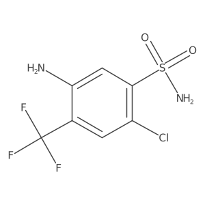 5-Amino-2-chloro-4-(trifluoromethyl)benzenesulfonamide Structure