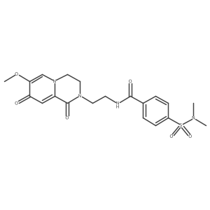 4-(N,N-dimethylsulfamoyl)-N-(2-(7-methoxy-1,8-dioxo-3,4-dihydro-1H-pyrido[1,2-a]pyrazin-2(8H)-yl)ethyl)benzamide Structure
