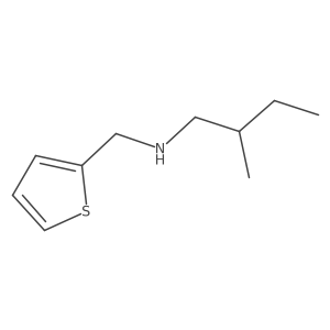 (2-Methylbutyl)(thiophen-2-ylmethyl)amine Structure