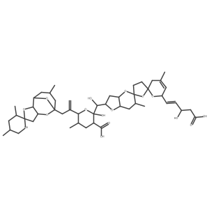 22-Carboxy-22-desmethyl-3-hydroxy-8-methylazaspiracid Structure