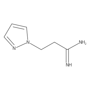 3-(1H-pyrazol-1-yl)propanimidamide Structure