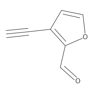 3-Ethynyl-2-furancarboxaldehyde结构式