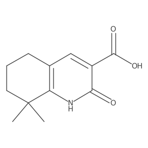 8,8-Dimethyl-2-oxo-1,2,5,6,7,8-hexahydro-quinoline-3-carboxylic acid结构式