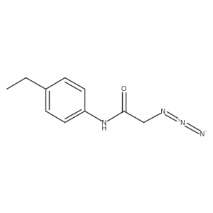 2-azido-N-(4-ethylphenyl)acetamide Structure