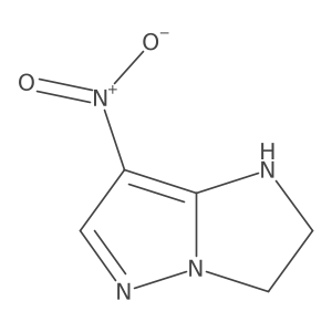7-nitro-2,3-dihydro-1H-imidazo[1,2-b]pyrazole Structure