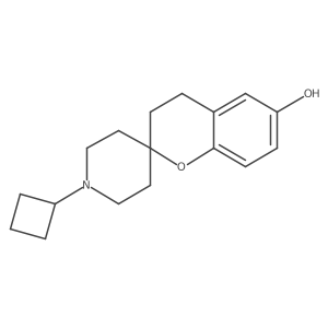 1a(2)-Cyclobutyl-3,4-dihydrospiro[2H-1-benzopyran-2,4a(2)-piperidin]-6-ol Structure