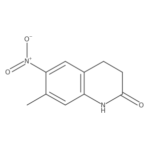 7-methyl-6-nitro-3,4-dihydroquinolin-2(1H)-one结构式