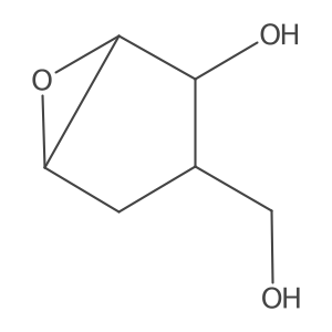 3-(Hydroxymethyl)-6-oxabicyclo[3.1.0]hexan-2-ol Structure