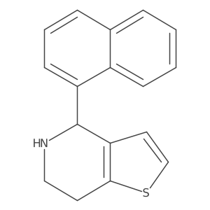 4-(Naphthalen-1-YL)-4,5,6,7-tetrahydrothieno[3,2-C]pyridine结构式