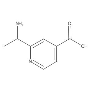 2-(1-Aminoethyl)pyridine-4-carboxylic acid Structure