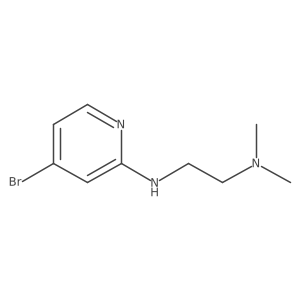N-(4-bromopyridin-2-yl)-N',N'-dimethylethane-1,2-diamine结构式