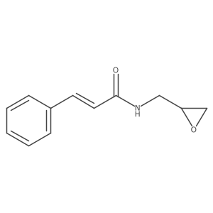 N-(2-Oxiranylmethyl)-3-phenyl-2-propenamide Structure