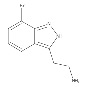 2-(7-Bromo-1H-indazol-3-yl)ethanamine Structure