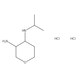 N4-Isopropyltetrahydro-2H-pyran-3,4-diamine dihydrochloride结构式