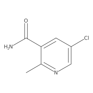 5-Chloro-2-methylnicotinamide结构式