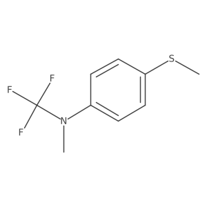 N-methyl-4-(methylthio)-N-(trifluoromethyl)aniline结构式