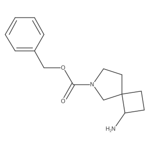Benzyl 1-amino-6-azaspiro[3.4]octane-6-carboxylate Structure