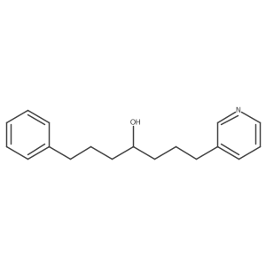 I+/--(3-Phenylpropyl)-3-pyridinebutanol结构式