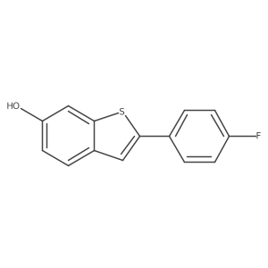 2-(4-Fluorophenyl)benzo[b]thiophene-6-ol结构式