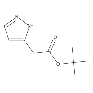 tert-butyl 2-(1H-pyrazol-3-yl)acetate Structure