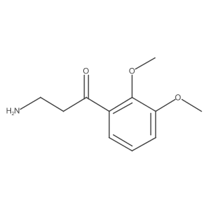 3-Amino-1-(2,3-dimethoxyphenyl)propan-1-one Structure