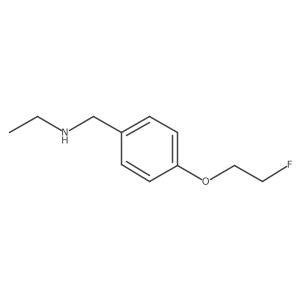 Ethyl({[4-(2-fluoroethoxy)phenyl]methyl})amine结构式