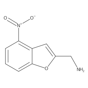 (4-Nitrobenzofuran-2-yl)methanamine Structure