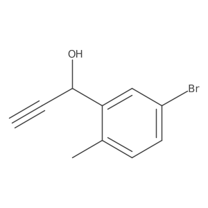 1-(5-Bromo-2-methylphenyl)prop-2-yn-1-ol Structure