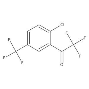 1-(2-Chloro-5-(trifluoromethyl)phenyl)-2,2,2-trifluoroethanone结构式