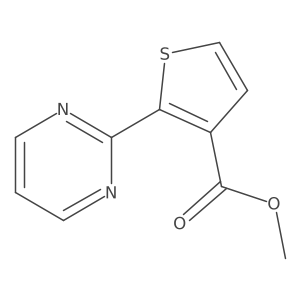 Methyl 2-(pyrimidin-2-yl)thiophene-3-carboxylate Structure