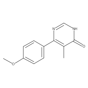 6-(4-Methoxyphenyl)-5-methylpyrimidin-4-ol结构式