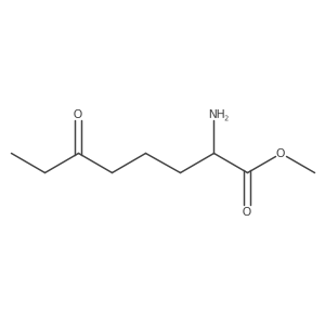 Methyl 2-amino-6-oxooctanoate结构式