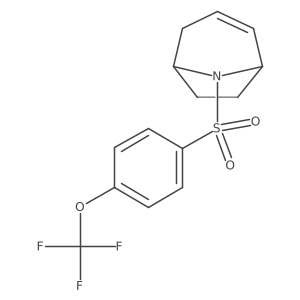 (1R,5S)-8-((4-(trifluoromethoxy)phenyl)sulfonyl)-8-azabicyclo[3.2.1]oct-2-ene Structure