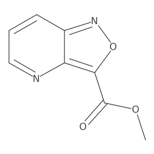 Methyl isoxazolo[4,3-b]pyridine-3-carboxylate结构式