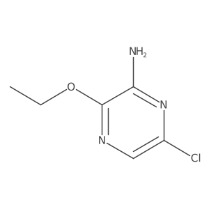 6-Chloro-3-ethoxypyrazin-2-amine结构式