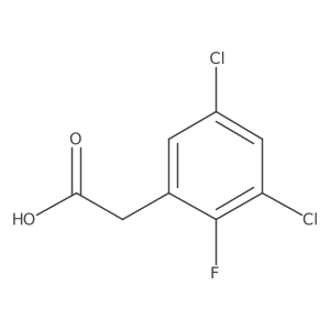 3,5-Dichloro-2-fluorophenylacetic acid Structure