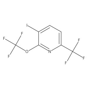 3-Iodo-2-(trifluoromethoxy)-6-(trifluoromethyl)pyridine Structure