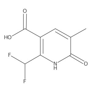 2-(Difluoromethyl)-6-hydroxy-5-methylpyridine-3-carboxylic acid结构式
