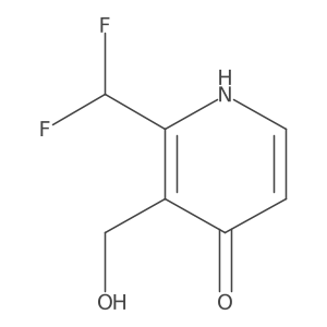 2-(Difluoromethyl)-4-hydroxypyridine-3-methanol Structure
